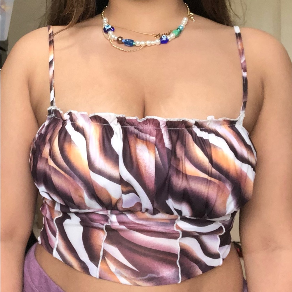 Y2k Marbled Cami